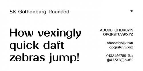 SK Gothenburg Sans Serif Font 9