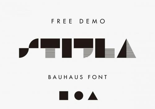 STIJLA Bauhaus-Like Font