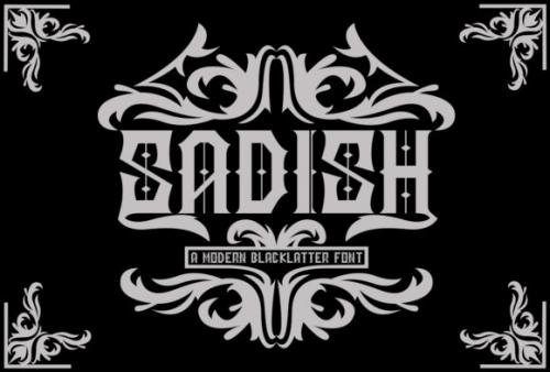 Sadish Blackletter Font 1