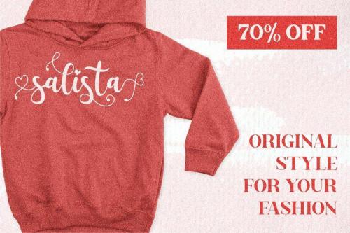 Salista Script Font 10
