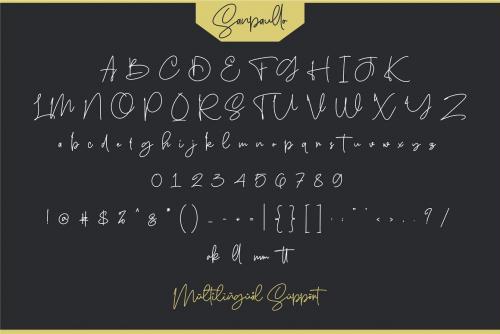 Sanpaullo Signature Font 4