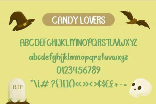 Scary Candy Script Font 5