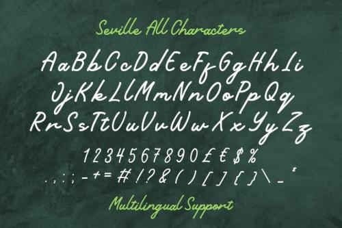 Seville Handwritten Font 1