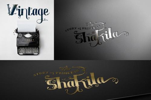 Shakila Typeface Hand Drawn Ornament 2