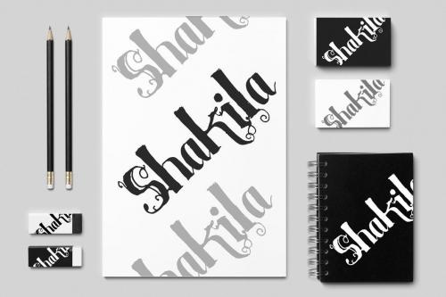 Shakila Typeface Hand Drawn Ornament 4