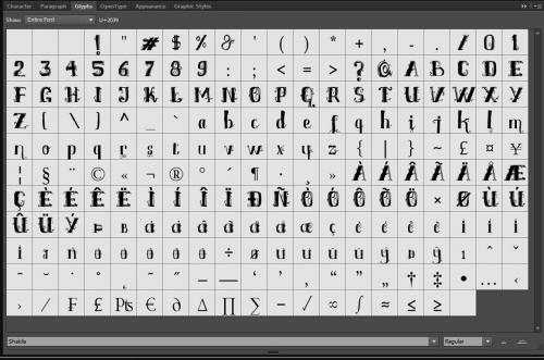 Shakila Typeface Hand Drawn Ornament 6