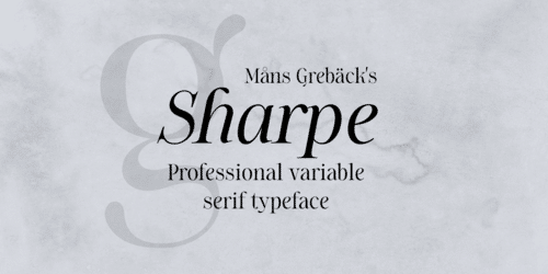 Sharpe Font Family 8