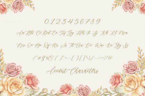 Silverweed Beautiful Calligraphy Script Font 6