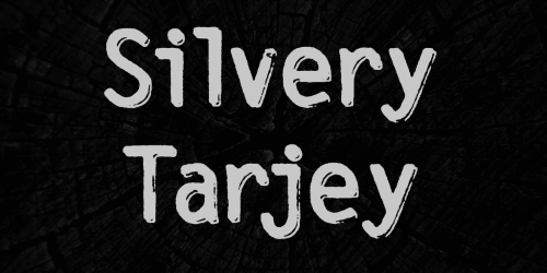Silvery Tarjey Font 1