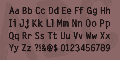 Silvery Tarjey Font 2
