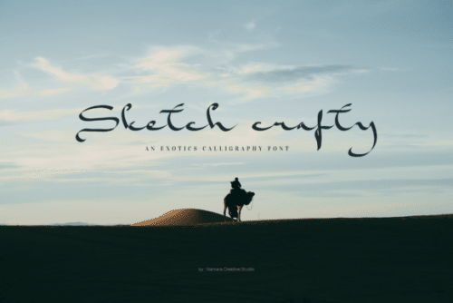 Skecth Crafty Font 1