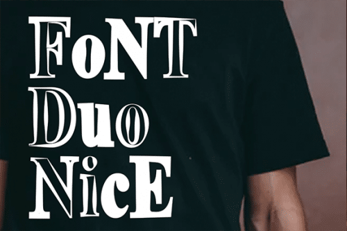 SmaRt TshIrt Display Font 2