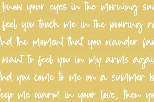 Smiley Kitten Monoline Handwritten Font 4