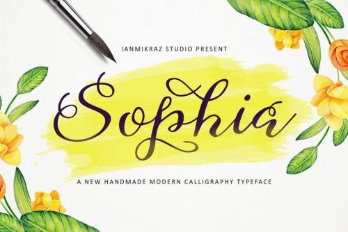 Sophia Calligraphy Font