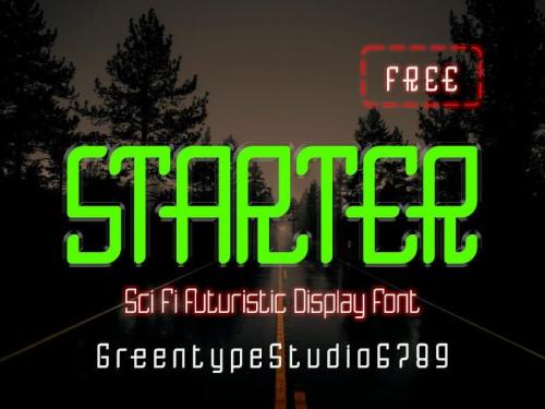 Starter – Futuristic Font
