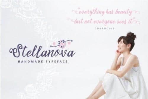 Stellanova Script Font  3
