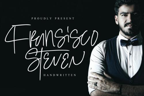 Steven Fransisco Handwritten Font 1