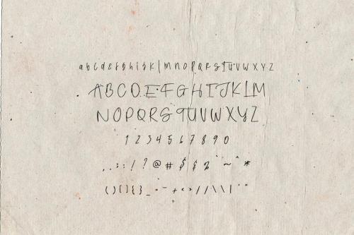 Steven Fransisco Handwritten Font 4