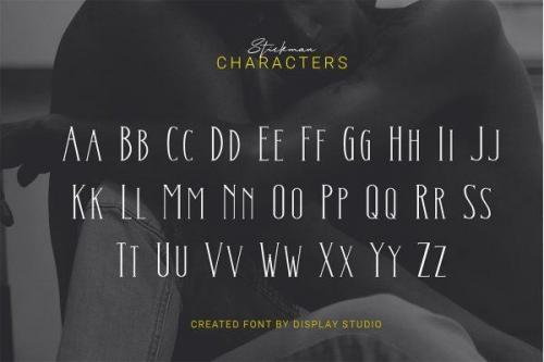 Stickman Font 5