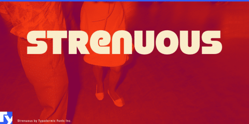 Strenuous Display Font 1