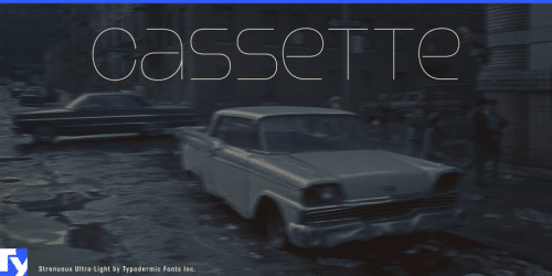 Strenuous Display Font 3