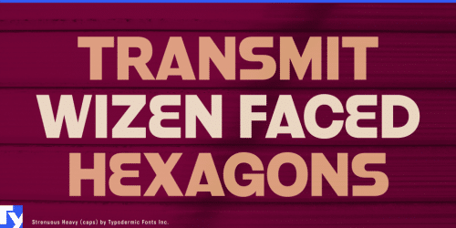 Strenuous Display Font 6