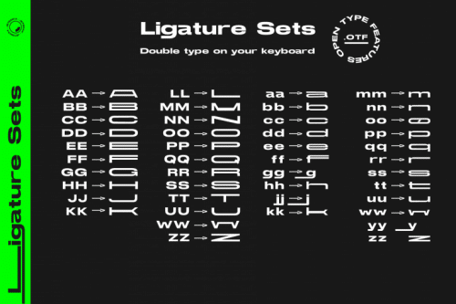 Stretch Pro Futuristic Typeface 4