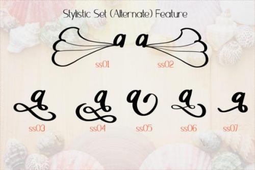 Summer Clam Calligraphy Font 5