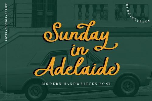 Sunday in Adelaide Script Font 1