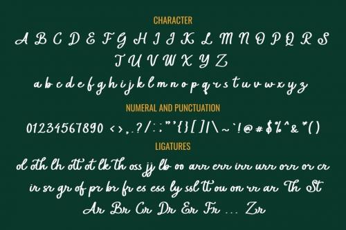 Sunday in Adelaide Script Font 10