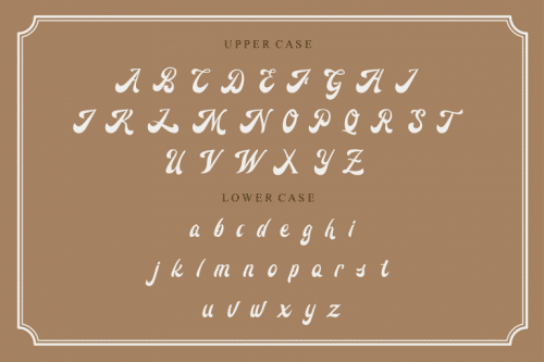 Suttan Telo Script Font 8