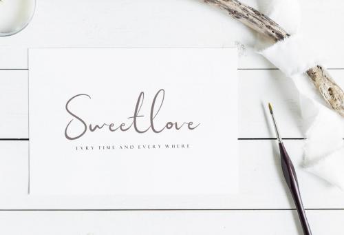 Sweet Yell Script Font 5
