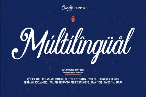 The Crawley Script Font 8