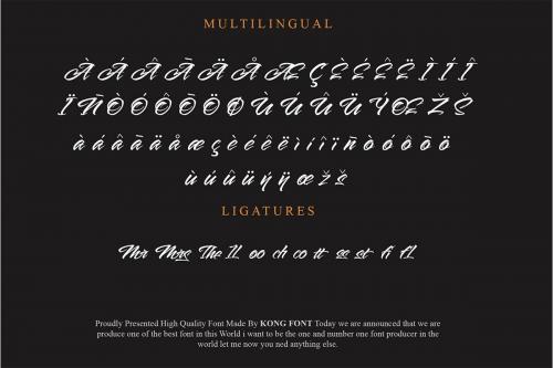 The Lord Night Brush Font 9