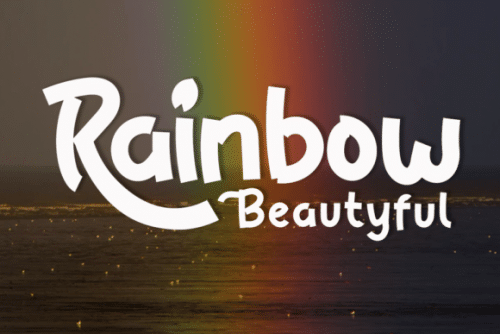 The Raink Display Font 3