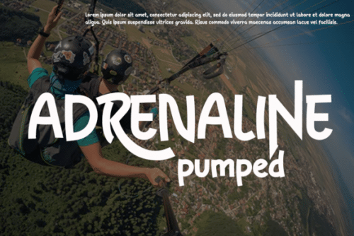 The Raink Display Font 4