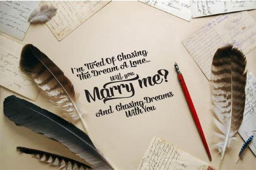 Thunder Script Font 4