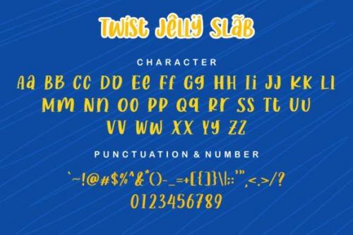 Twist Jelly Display Font 10