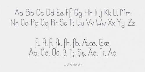 Ud Thin Sans Serif Font 1