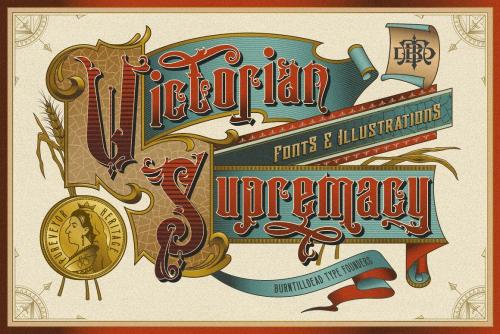 Victorian Supremacy Display Font 1
