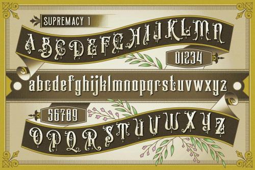 Victorian Supremacy Display Font 2