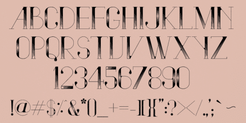 Vindeco Font Family 4