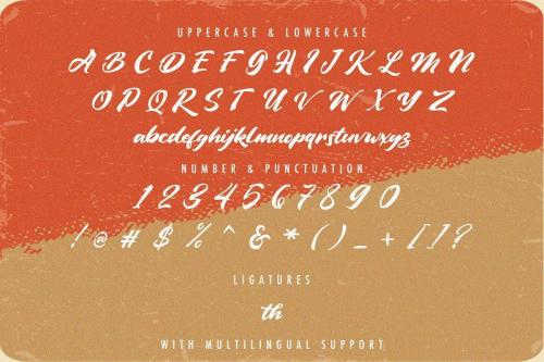 Vintage Style Script Font 13