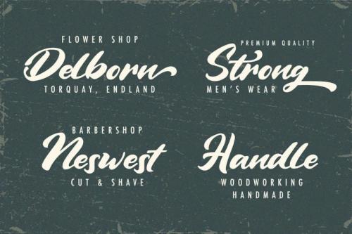 Vintage Style Script Font 3