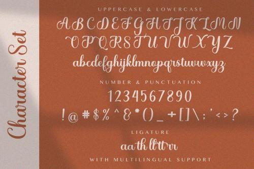Whetiya Calligraphy Font 6