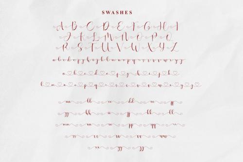 Wina Aprilina Calligraphy Font 10