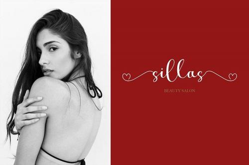 Wina Aprilina Calligraphy Font 5