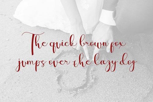 Wina Aprilina Calligraphy Font 8