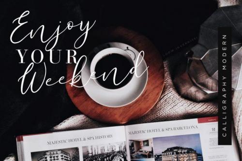 Wonderlust Calligraphy Font 6