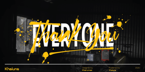 Woonder Script Font 8